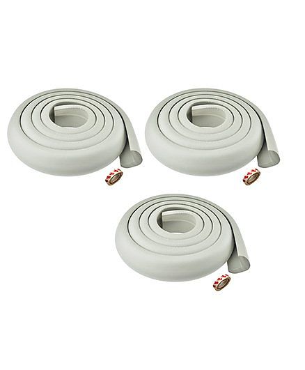 Kuhu Creations Edge Cushion Protector Grey - 3 Pieces