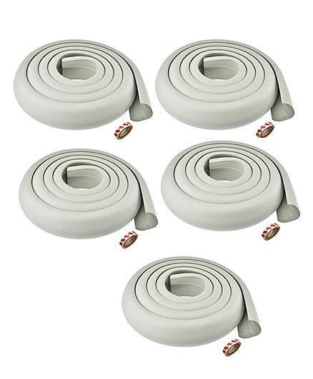 Kuhu Creations Edge Cushion Protector Grey - 5 Pieces
