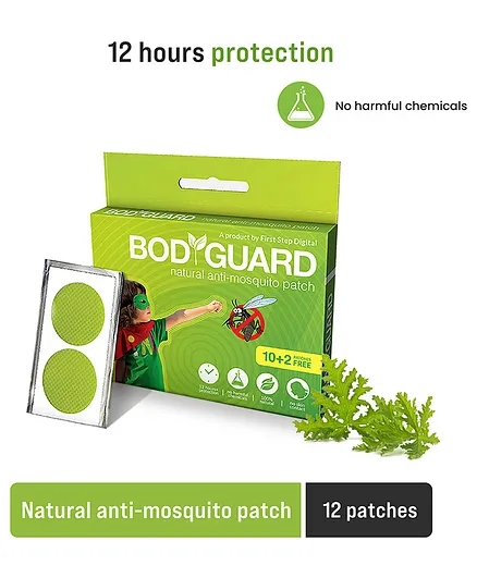 Bodyguard Natural Mosquito Repellent Patches - 12 Patches