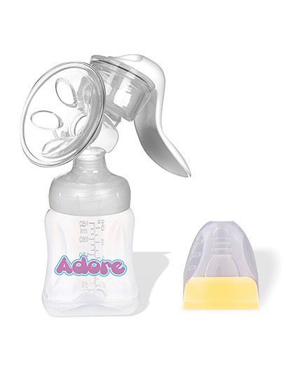 Adore Manual Breast Pump - Yellow