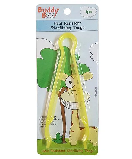 Buddyboo Heat Resistant Sterilizing Tongs - Yellow