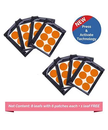 Safe-O-Kid Mosquito Repellent Patches Orange - 48 Pieces