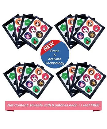 Safe-O-Kid 96 Mosquito Repellent Patches - Multicolor