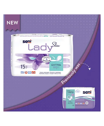 Seni Lady Maternity Bladder Control Pads Extra - 15 Pieces