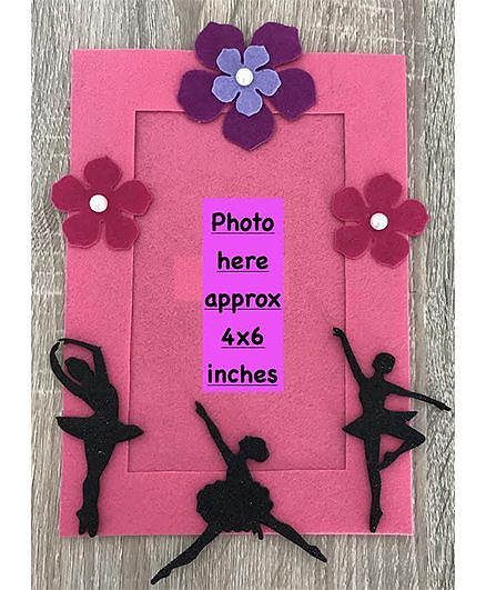 Kalacaree Ballerina Theme Magnetic Photo Frame - Pink