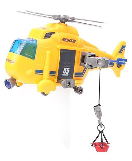 Dickie Freewheel Rescue Copter - Yellow