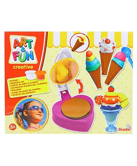Simba Art & Fun Dough Ice Cream Set - Multi Color