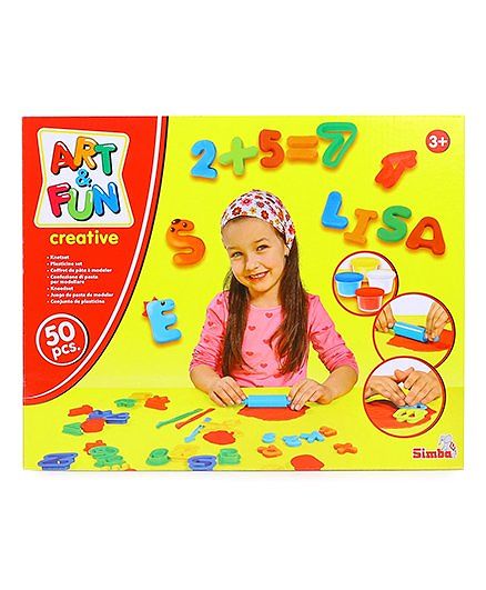 Simba Art & Fun Dough Set ABC and Numbers - Multicolor