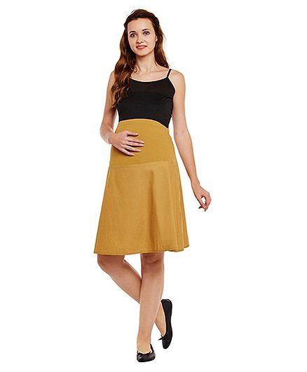 Oxolloxo Maternity Skirt - Yellow