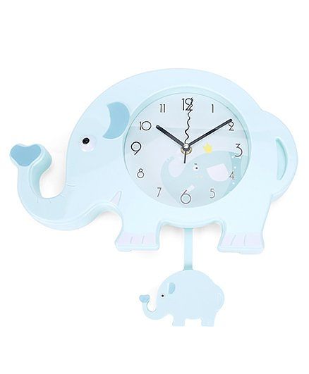Analog Clock Light Blue (Design May Vary)