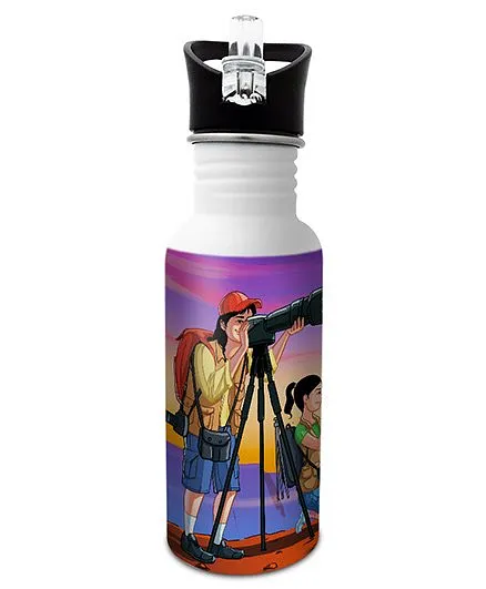 Hot Muggs Stainless Steel Water Bottle Wanna Be A Photographer Print Multi Colour - 600 ml