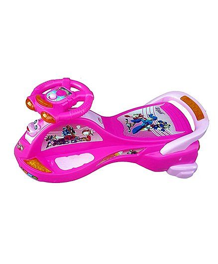 Ehomekart Transformers Manual Push Twister Magic Car - Pink
