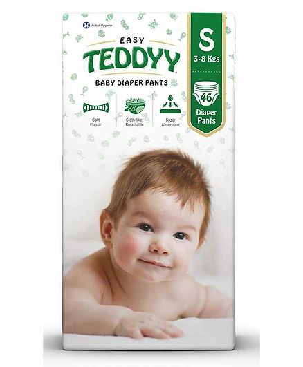 Teddyy Baby Easy Pants Small Size - 46 Pieces