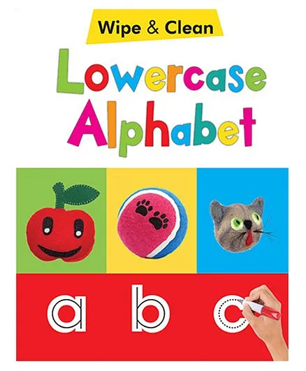 Lowercase Alphabet Wipe & Clean Book - English