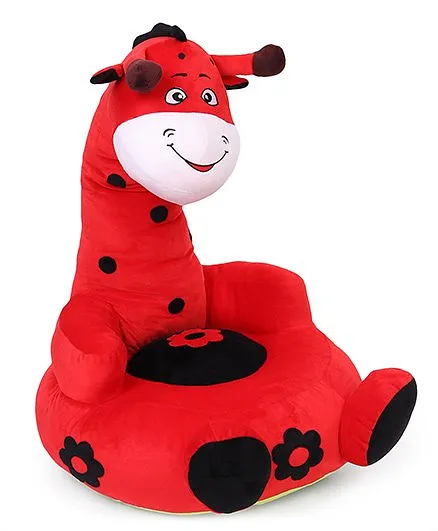 Benny & Bunny Giraffe Sofa Seat - Red & Black