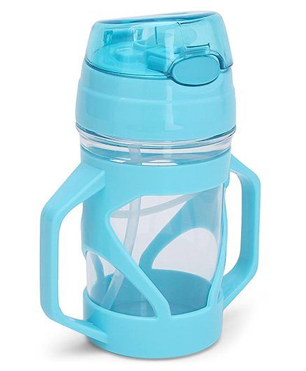 Sipper Bottle With Straw Blue - 250 ml