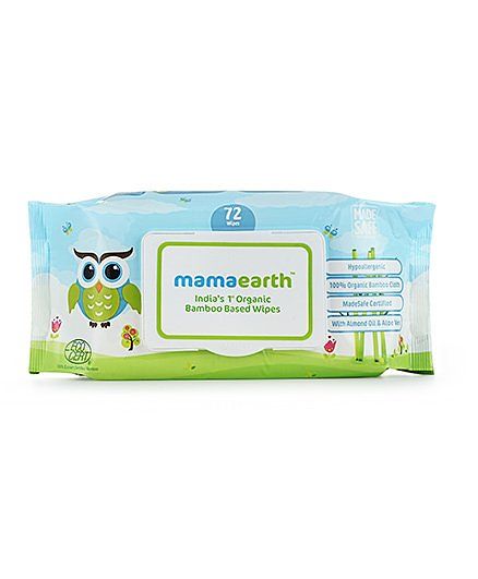 mamaearth Bamboo Based Baby Wipes - 72 Pieces