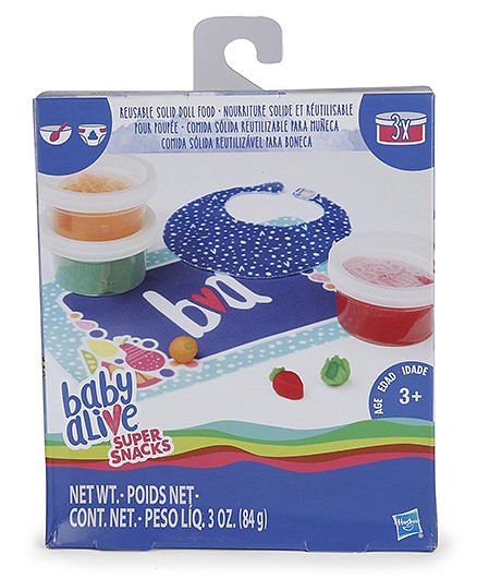 Baby Alive Super Snacks Reusable Solid Food Refill Pack - Blue
