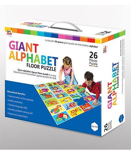 Braino Kidz Giant Jigsaw Floor Puzzle Alphabets - 26 Pieces