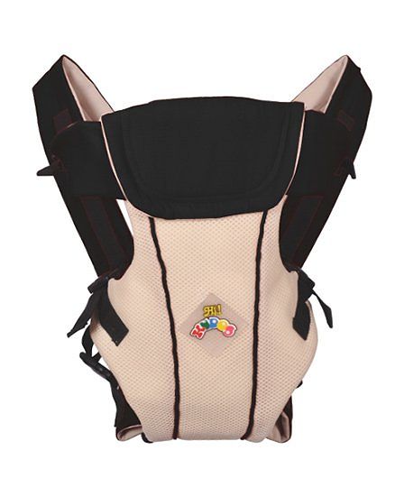 Kudos Baby Multi Position Baby Carrier - Black Beige
