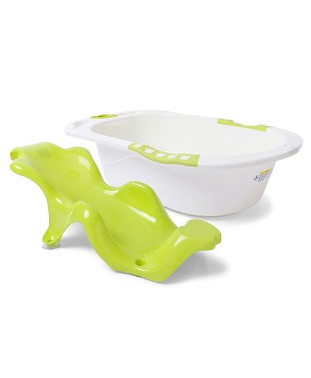 Bath Tub And Bath Sling - Green