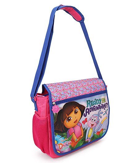 Dora the Explorer School Bag Padded Strap Pink - 12 Inches