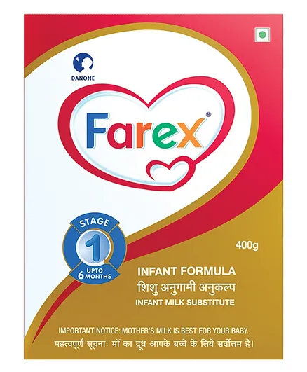 Farex Stage 1 Infant Formula - 400 gm Refill Pack