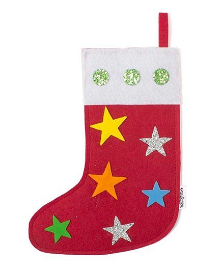 Li'll Pumpkins Stars Socks - Red