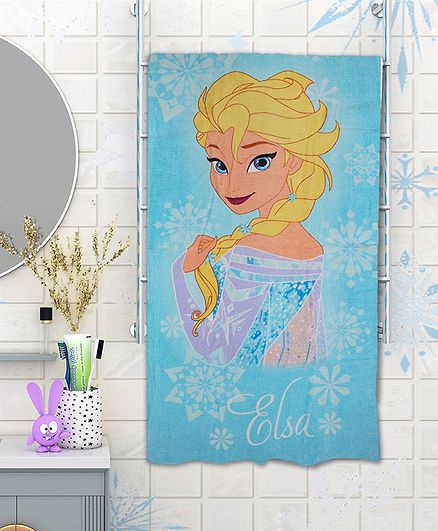 Disney Frozen Bath Towel - Blue