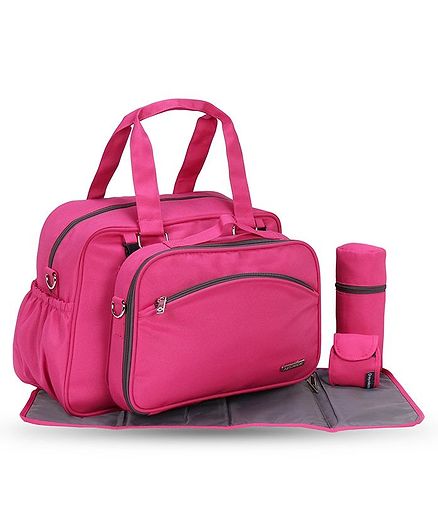 My Milestones Diaper Bag Duo Detach - Pink