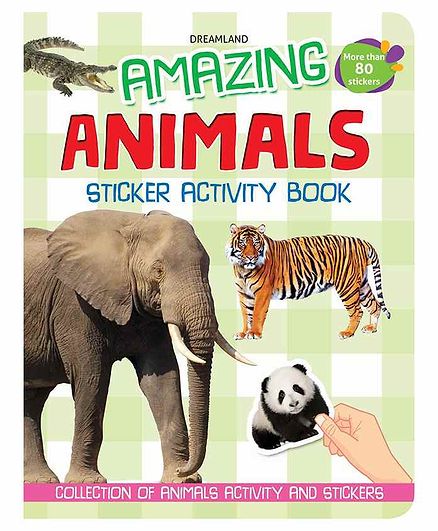 Amazing Animals Sticker Activity Book - English