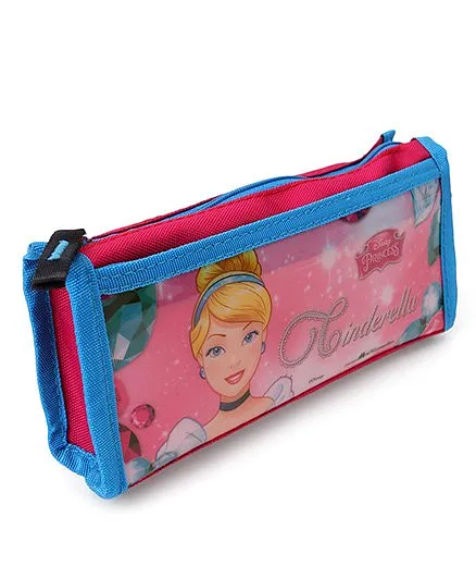 Disney Cinderella Rectangular Pencil Pouch - Blue Pink