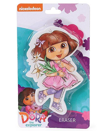 Dora Die Cut Shaped Eraser - Pink