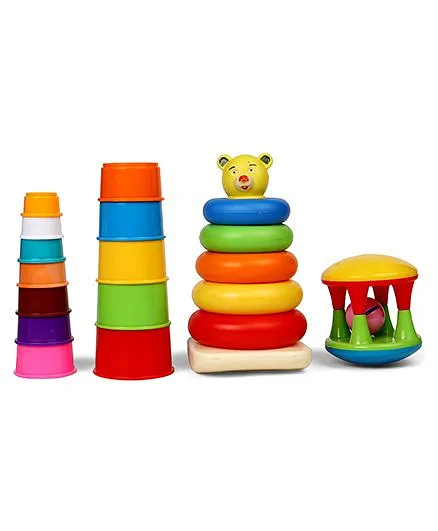 Petals Baby Gift Set Multicolor - Set Of 3