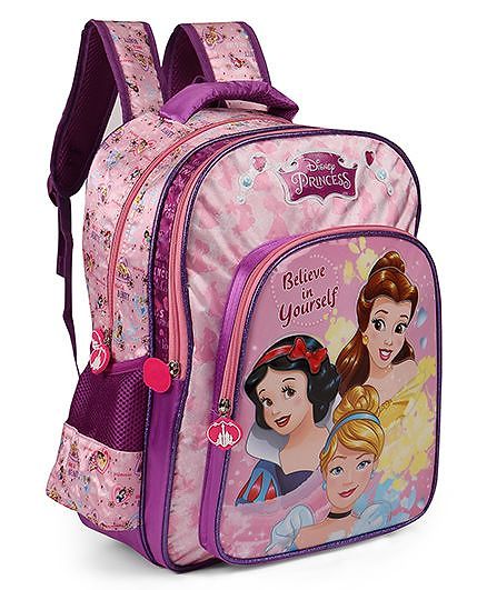 Disney Princess School Bag Pink & Purple - 14 Inches