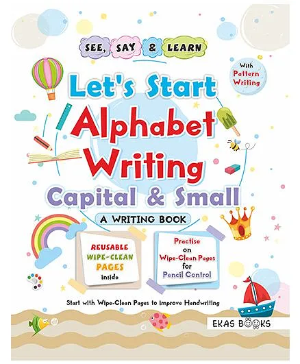 Writing Book Let's Start Alphabet Writing Book - English