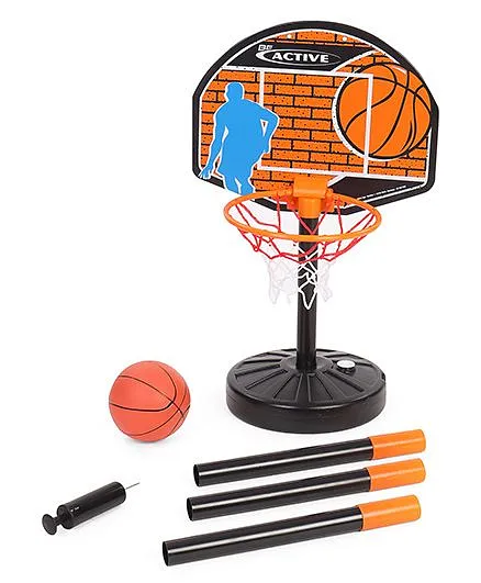 Simba Basketball Kit - Black Orange