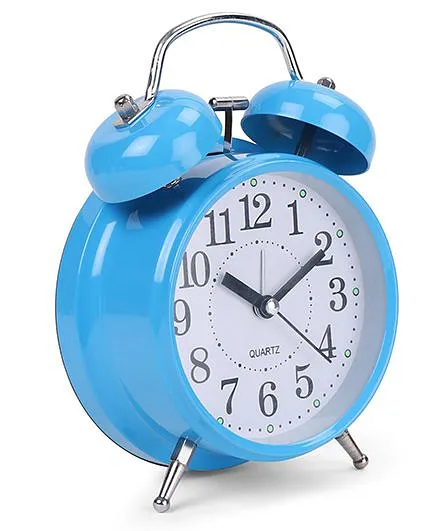 Round Shape Alarm Clock - Blue