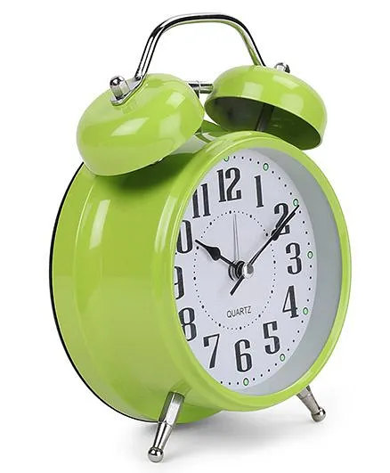 Round Shape Alarm Clock - Green