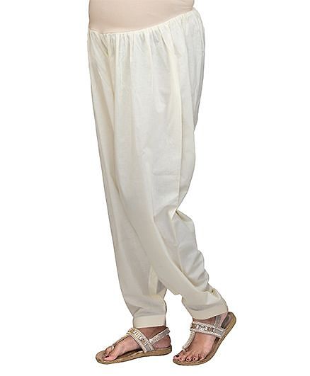 Kriti Full Length Solid Colour Salwar - Light Beige