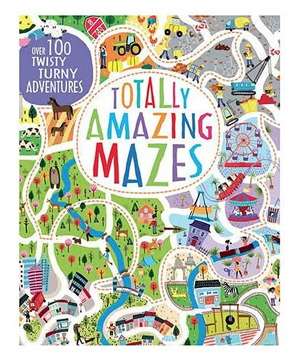 Totally Amazing Mazes Book - English