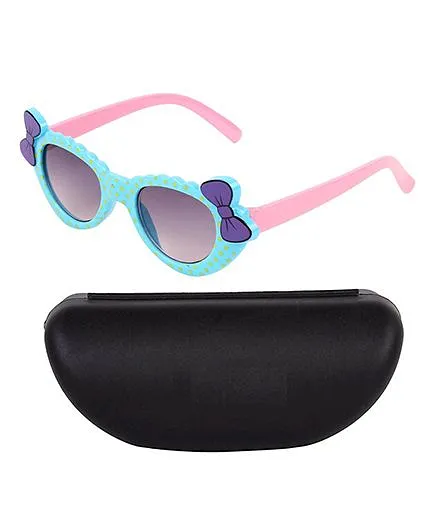 Kidofash Smart Bow Design Sunglasses - Blue