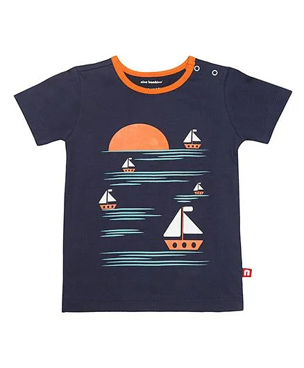 Nino Bambino Sail Boat T-Shirt - Blue