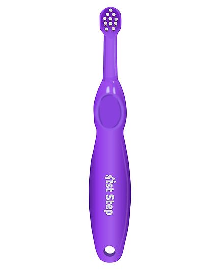 1st Step Extra Soft Baby Toothbrush Purple - 11 Cm
