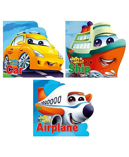 Sawan Ship Airplane & Car Board Book Set of 3 - English