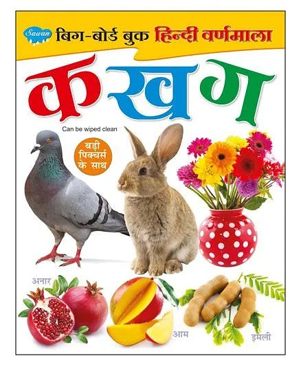 Sawan My First Board Book Big Picture Ka Kha Ga - Hindi