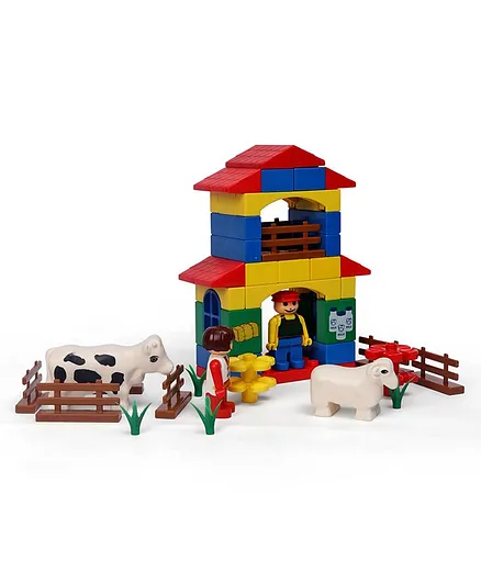 Peacock KB Dairy Farm PVC Bag - Multicolor