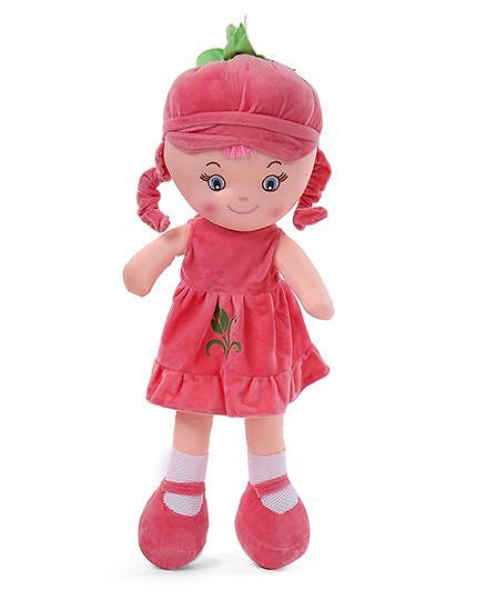 Starwalk Candy Doll With Frock And Cap Pink - 55 cm