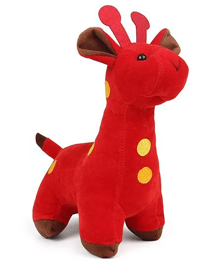 Pay Toons Giraffe Soft Toy Red - 18 cm