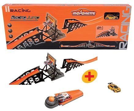 Majorette Die Cast Free Wheel Toy Cars With Racing Jump - Brown
